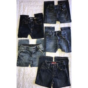 Set of 5- Toddler Boy Jeans 3T